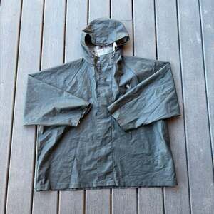 VNTG Carhartt C79GRN PVC Waterproof Heavy Duty Rain Jacket Dark Grey Black 2XL